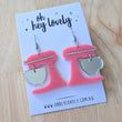 Load image into Gallery viewer, 'Kitchen Mixer - Choose Your Colour' Dangle Earrings