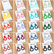 Load image into Gallery viewer, 'Loopsy - Choose Colour' Dangle Earrings