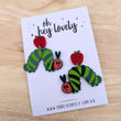 Load image into Gallery viewer, 'The Very Hungry Caterpillar' Dangle Earrings