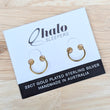 Load image into Gallery viewer, Gold Sleeper Hoop Earrings - Choose your size