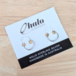 Load image into Gallery viewer, Silver Sleeper Hoop Earrings - Choose your size