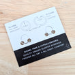 Load image into Gallery viewer, Silver Sleeper Hoop Earrings - Choose your size