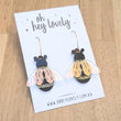 Load image into Gallery viewer, 'Bumble Bee' Dangle Earrings