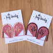 Load image into Gallery viewer, 'Great Southern Land - Cream or Brown' Dangle Earrings