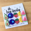 Load image into Gallery viewer, 'Fruity' Sleeper Earring Charms