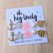 Load image into Gallery viewer, 'Seaside' Sleeper Earring Charms