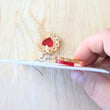 Load image into Gallery viewer, 'Heart Jam Biscuits' Dangle Earrings