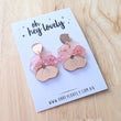Load image into Gallery viewer, 'Pansy' Dangle Earrings