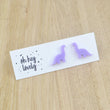 Load image into Gallery viewer, 'Brontosaurus' Mini Stud Earrings