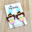 Load image into Gallery viewer, 'Bubble-o-Bill' Dangle Earrings