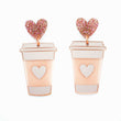 Load image into Gallery viewer, 'Coffee Lovers Club' Dangle Earrings