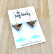 Load image into Gallery viewer, 'Espresso Martini' Dangle Earrings