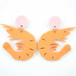 Load image into Gallery viewer, 'Party Prawns' Dangle Earrings