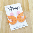 Load image into Gallery viewer, 'Party Prawns' Dangle Earrings