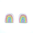 Load image into Gallery viewer, 'Pastel Rainbow' Statement Stud Earrings