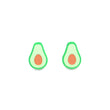 Load image into Gallery viewer, 'Avo Nice Day' Mini Stud Earrings