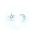 Load image into Gallery viewer, 'Star + Moon' Mini Stud Earrings