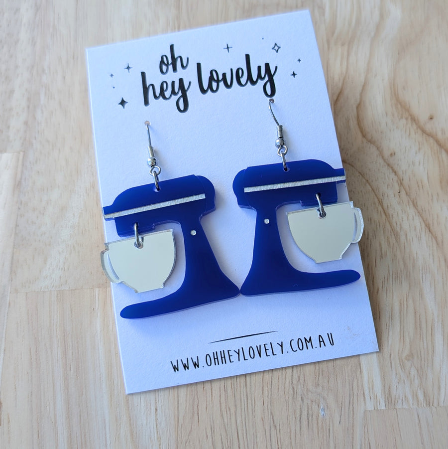 'Kitchen Mixer - Choose Your Colour' Dangle Earrings