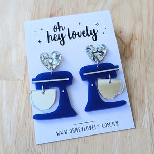 'Kitchen Mixer - Choose Your Colour' Dangle Earrings