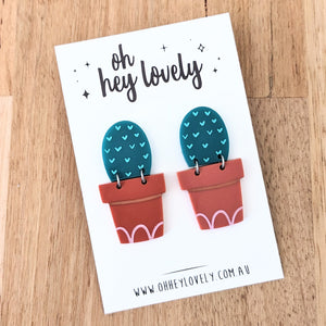 'Prickly Pear' Dangle Earrings