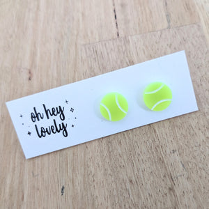 'Tennis Balls' Mini Stud Earrings