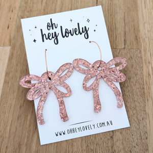'Sweet Bow' Dangle Earrings