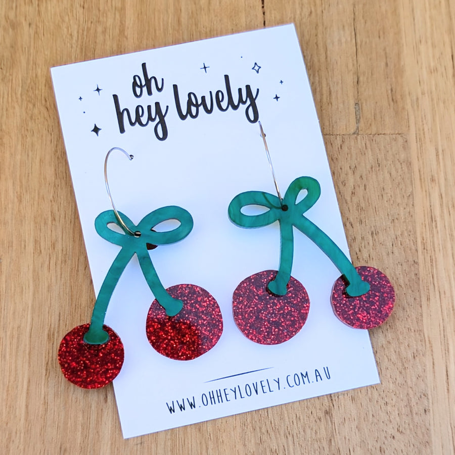 'Cherrylicious' Dangle Earrings
