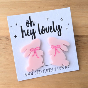 'Bunny Rabbit' Statement Stud Earrings