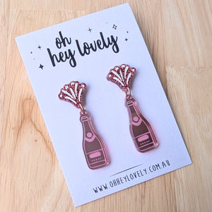 'Rosé All Day' Dangle Earrings
