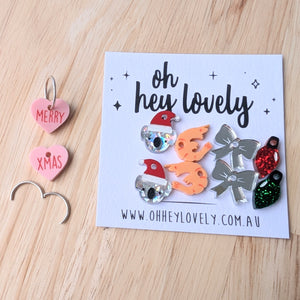 'Aussie Christmas' Sleeper Earring Charms