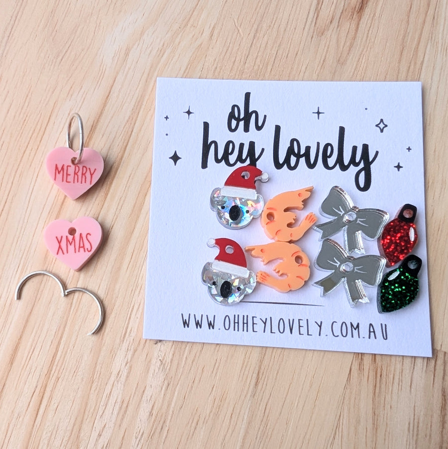 'Aussie Christmas' Sleeper Earring Charms
