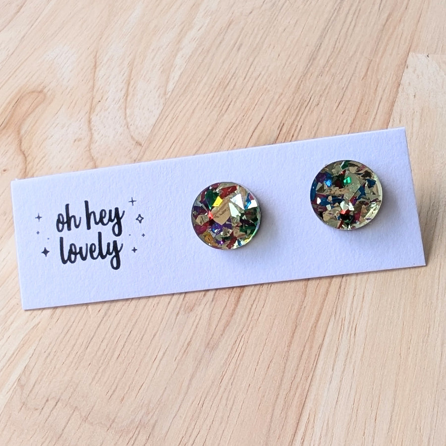 'Confetti - Party' Mini Stud Earrings