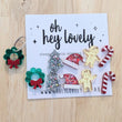 Load image into Gallery viewer, 'Wreath Christmas' Sleeper Earring Charms
