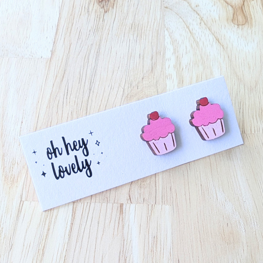 'Cupcake' Mini Stud Earrings
