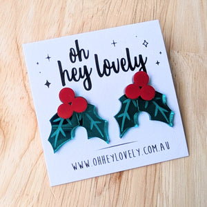 'Holly' Statement Stud Earrings