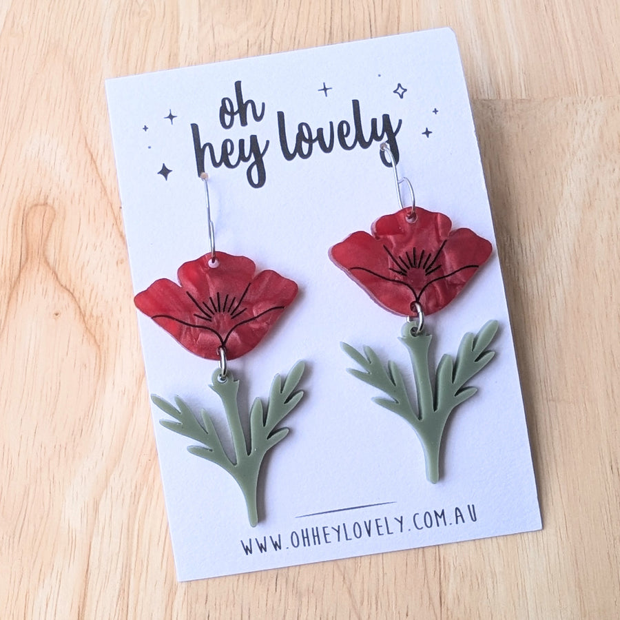 'Poppy' Dangle Earrings