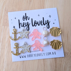 'Seaside' Sleeper Earring Charms