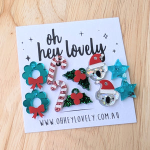 'Festive mix #1' Sleeper Earring Charms