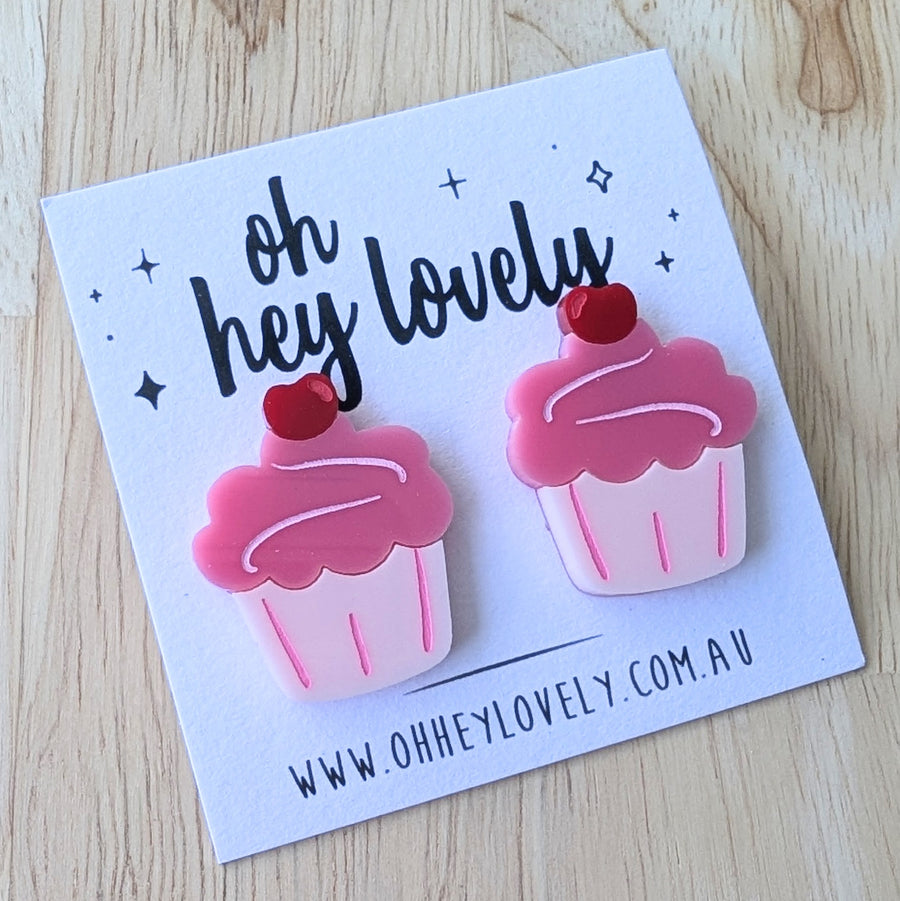 'Cupcake' Statement Stud Earrings