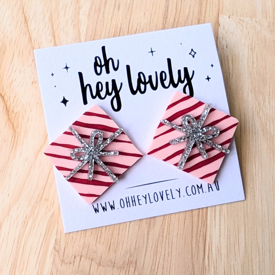 'Christmas Gifts' Statement Stud Earrings