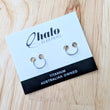 Load image into Gallery viewer, Titanium Silver Sleeper Hoop Earrings - Choose your size
