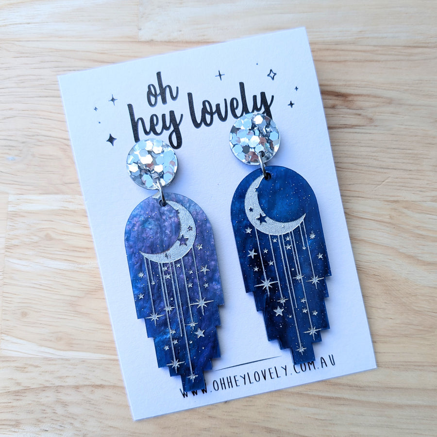 'Night Sky' Dangle Earrings