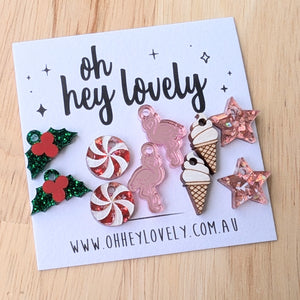 'Festive mix #3' Sleeper Earring Charms