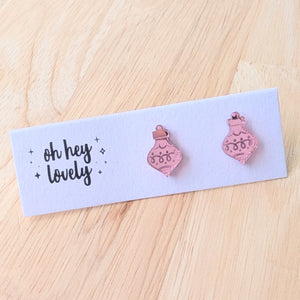 'Christmas Bauble' Mini Stud Earrings