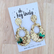 Load image into Gallery viewer, 'Holly Bling' Dangle Earrings
