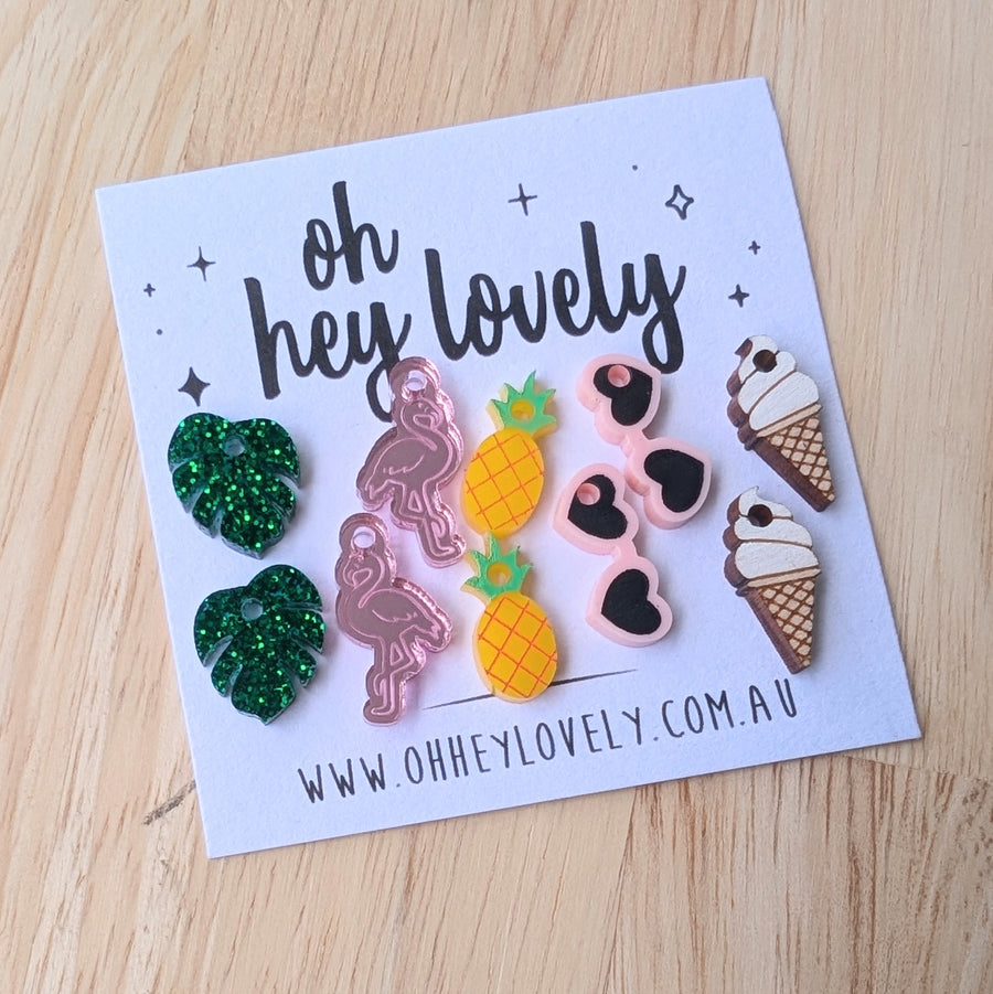 'Summer Love' Sleeper Earring Charms