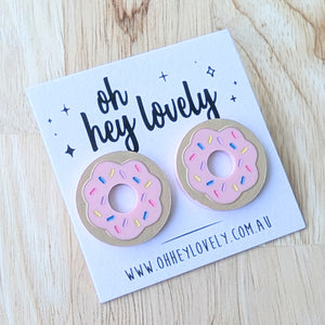 'Donut' Statement Stud Earrings