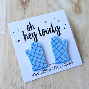 'Oven Mitts' Statement Stud Earrings