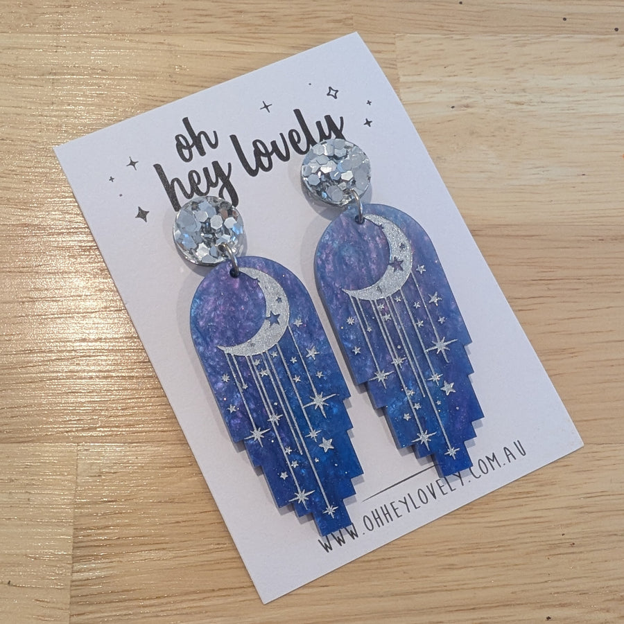 'Night Sky' Dangle Earrings