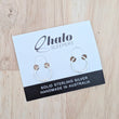 Load image into Gallery viewer, Sterling Silver Faceted Sleeper Hoop Earrings - Choose your size
